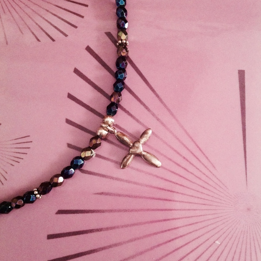 Beaded Cross Necklace